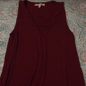 Burgundy Tank Top